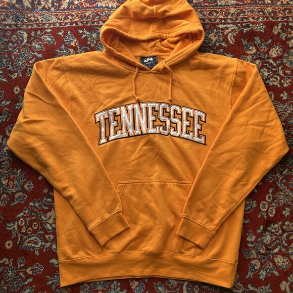 Tennessee Volunteers J. America Hoodie Mens Large Orange Embroidered Sweatshirt - Picture 1 of 4